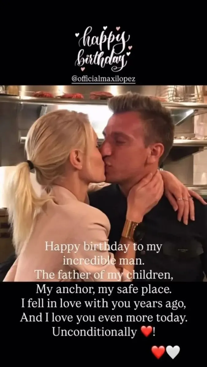 Maxi L&oacute;pez recibi&oacute; mensajes por su cumplea&ntilde;os pero el de Wanda Nara fue inesperado