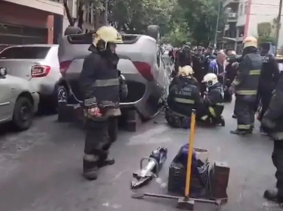 Fuerte accidente sufri&oacute; Guillermo Pfening en Buenos Aires
