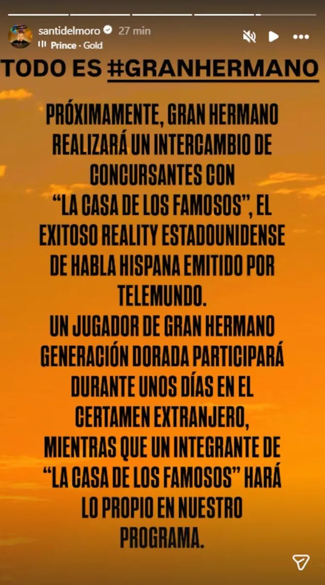 Gran Hermano anunci&oacute; el intercambio de participantes con reality extranjero
