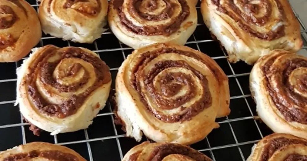 Receta de rollitos de pan lactal con dulce de leche