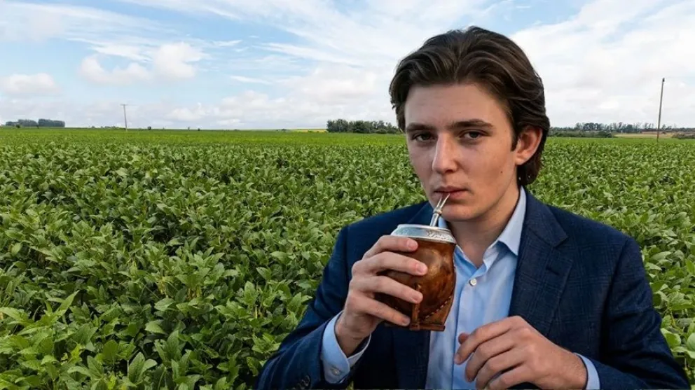 Hijo menor de Donald Trump emprendimiento de yerba mate en Estados Unidos
