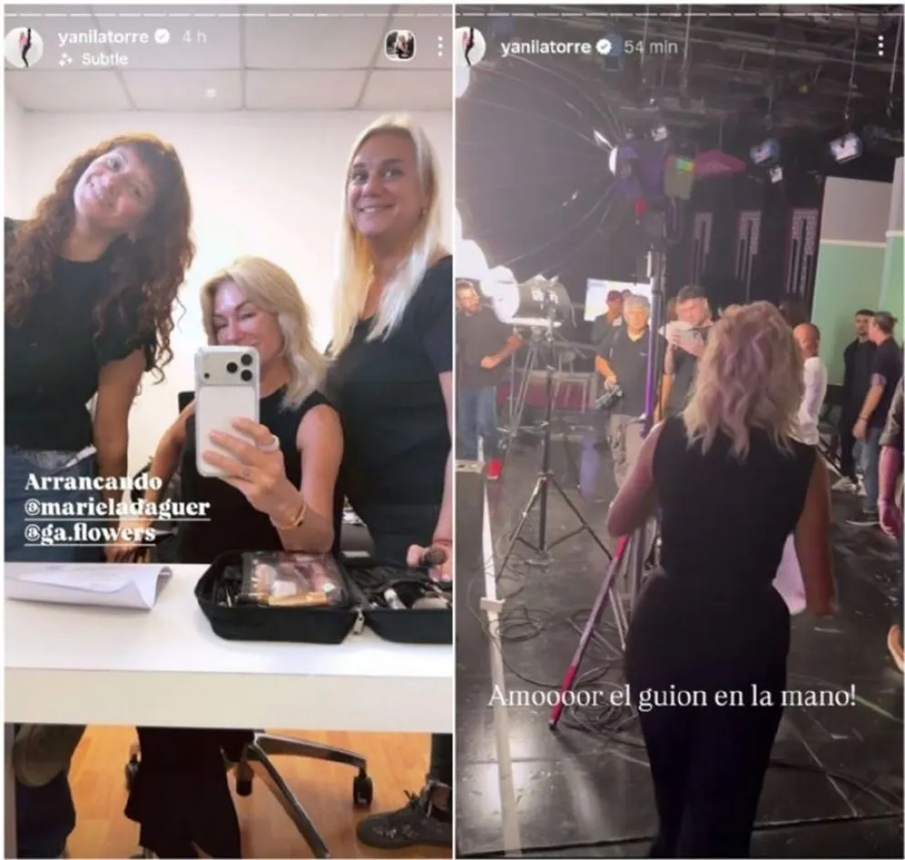 Yanina Latorre comparti&oacute; las primeras im&aacute;genes de la serie de Wanda Nara