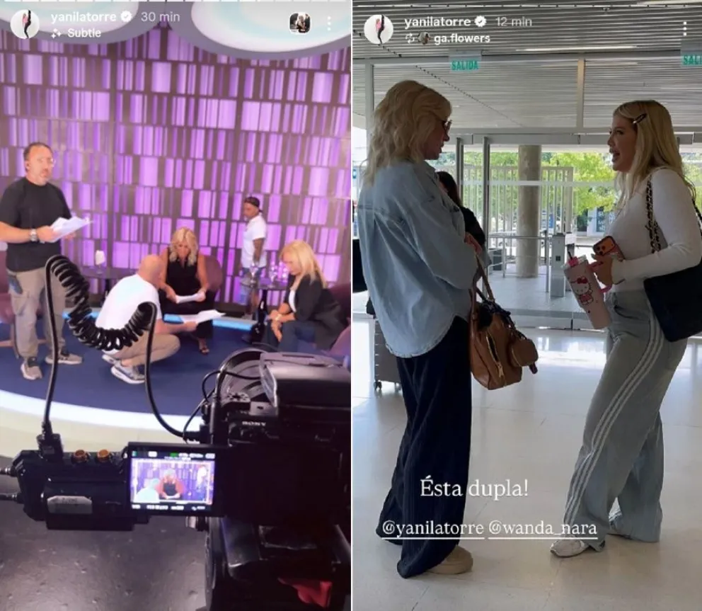 Yanina Latorre comparti&oacute; las primeras im&aacute;genes de la serie de Wanda Nara