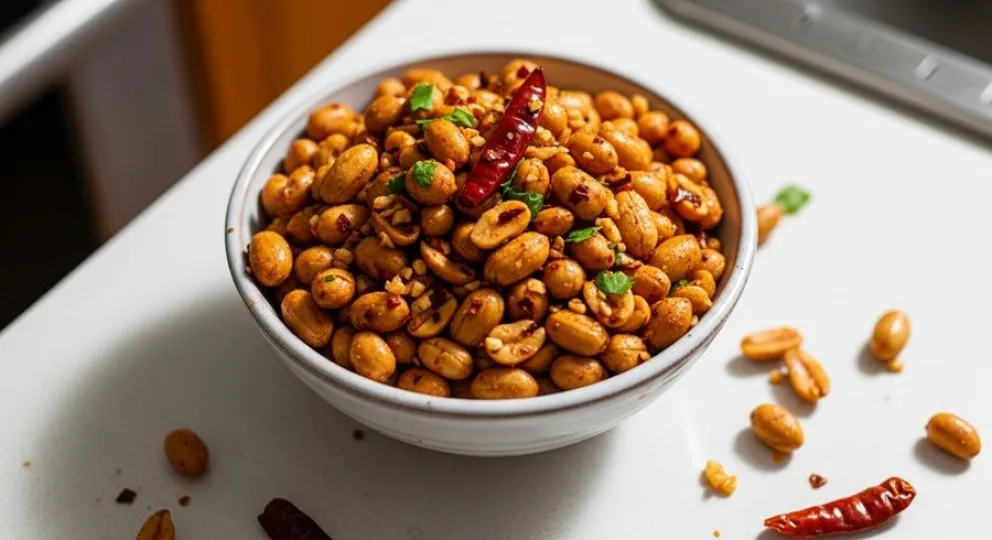 La receta de man&iacute; picante al ajo argentino