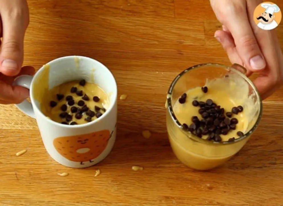 La receta de Mug Cake en el microondas