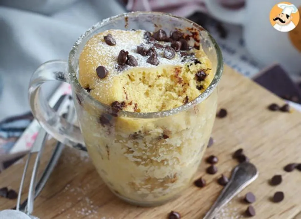 La receta de Mug Cake en el microondas