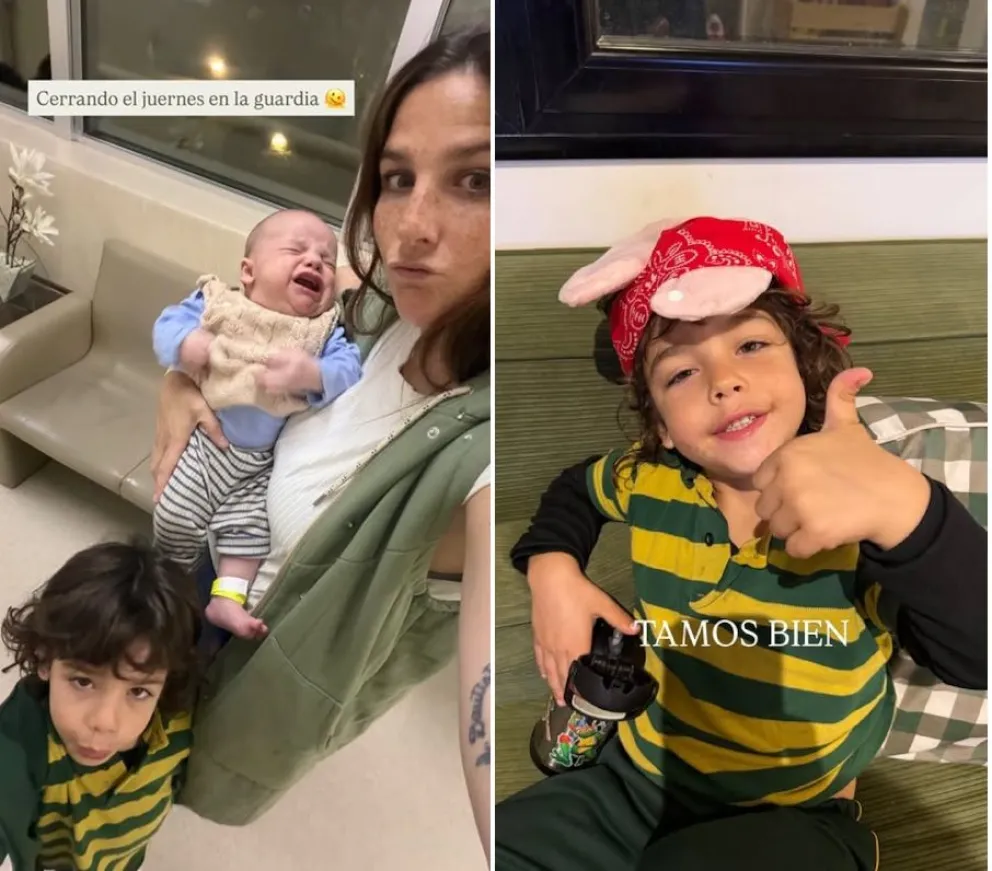 El susto de Juana Repetto tras el accidente dom&eacute;stico de su hijo