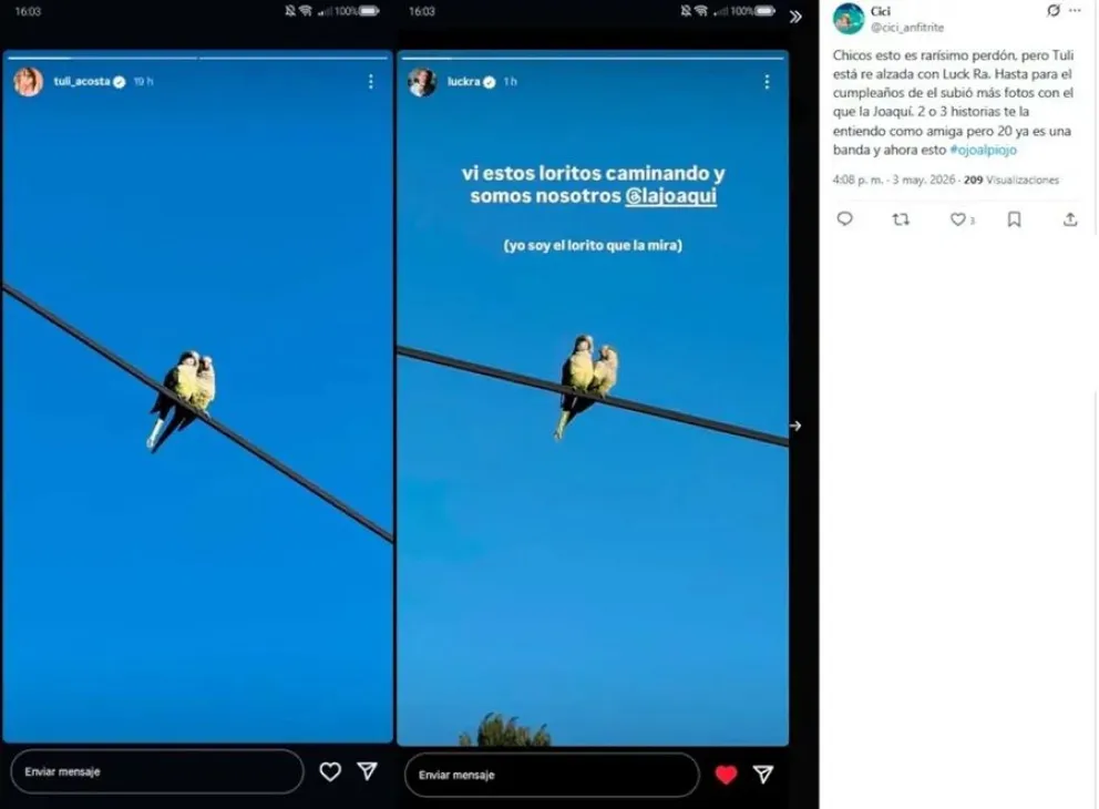 El video de La Joaqui que encendi&oacute; las alarmas de separaci&oacute;n con Luck Ra