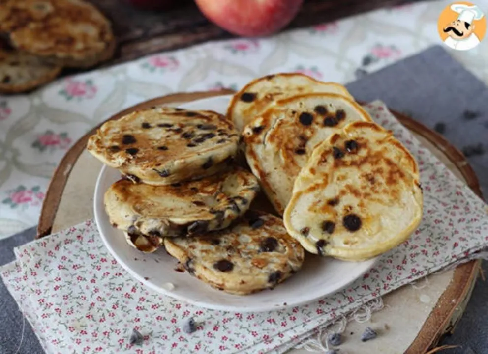 El desayuno express con panqueques de manzana