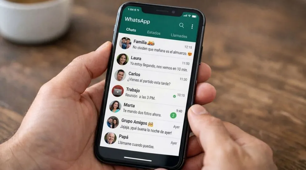 Nuevo widget en los estados de WhatsApp