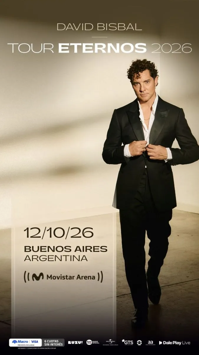 David Bisbal regresa a la Argentina 