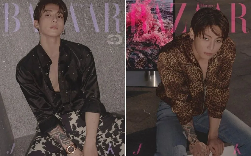 Jungkook de BTS sesi&oacute;n de fotos Harper&acute;s Bazaar