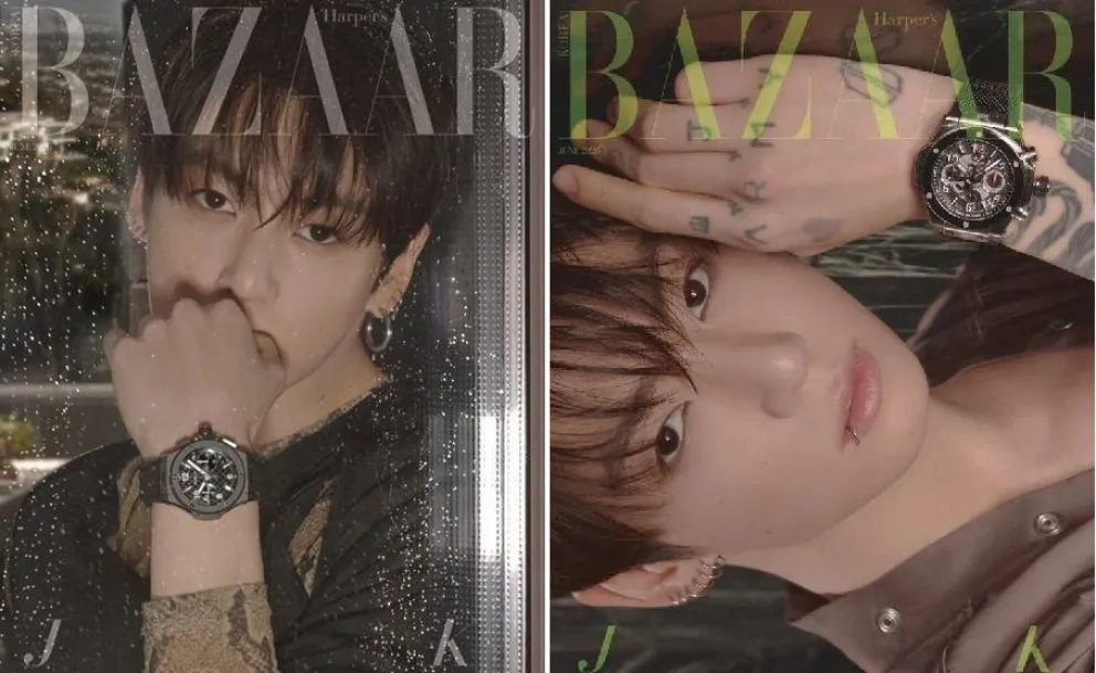 Jungkook de BTS sesi&oacute;n de fotos Harper&acute;s Bazaar