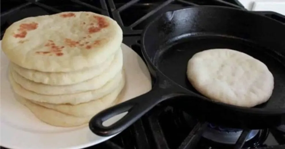 Receta de pan pita al sart&eacute;n