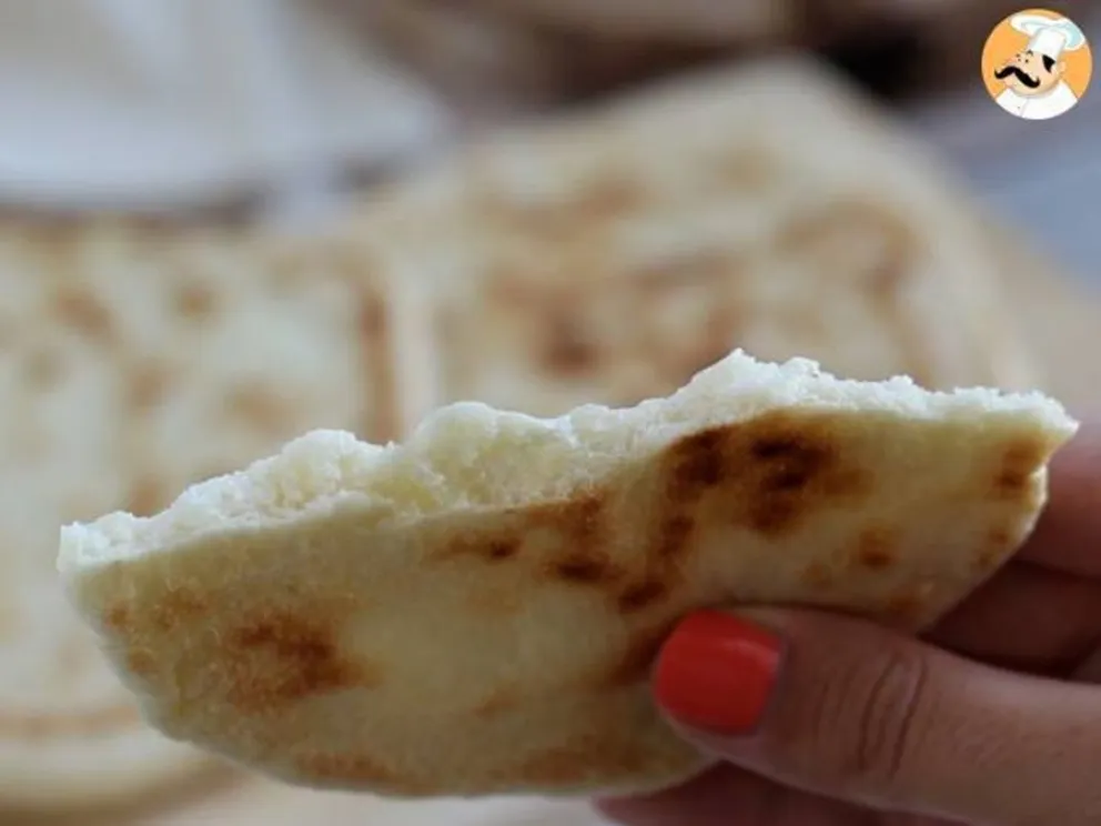 Receta de pan pita al sart&eacute;n