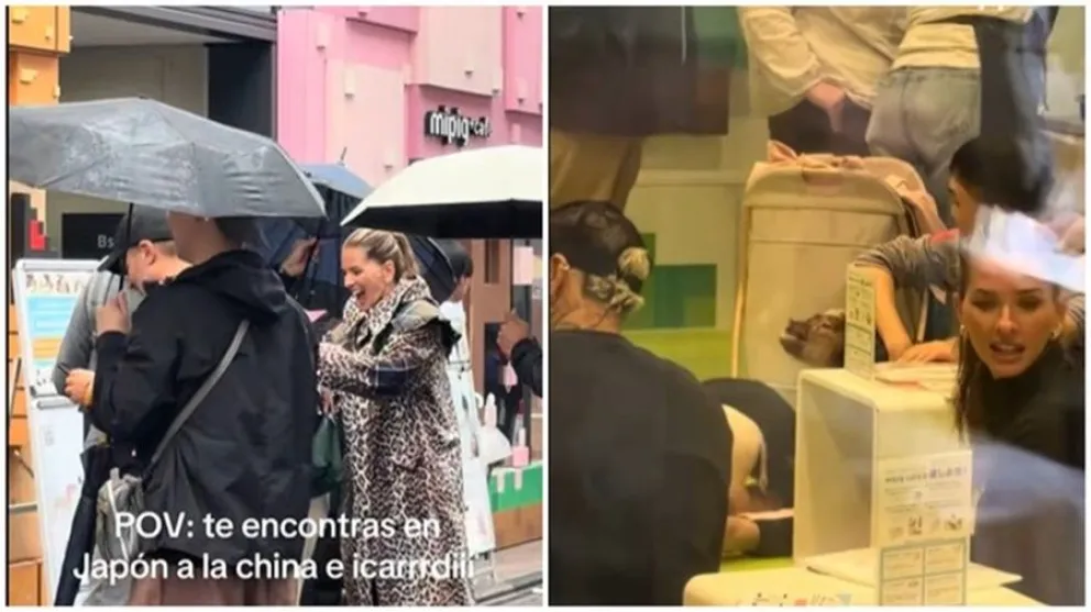El paseo de Mauro Icardi y la China Su&aacute;rez en Tokio