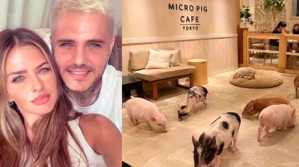 El paseo de Mauro Icardi y la China Su&aacute;rez en Tokio