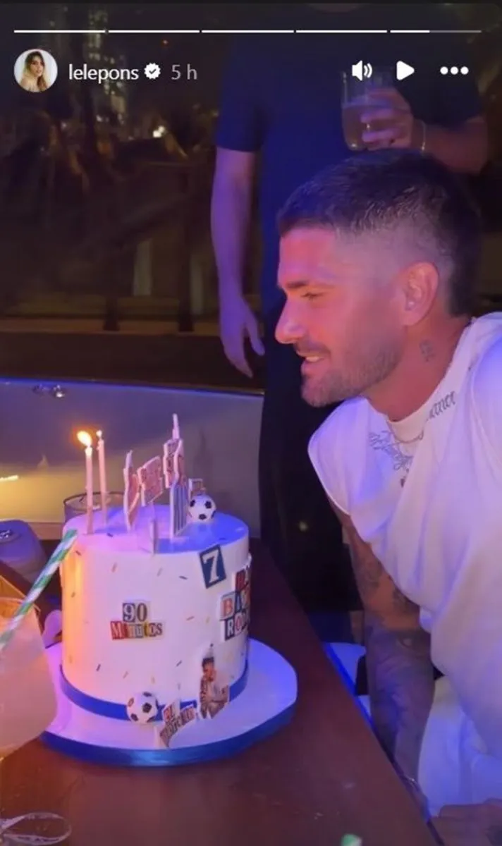 La celebraci&oacute;n de lujo del cumplea&ntilde;os de Rodrigo de Paul