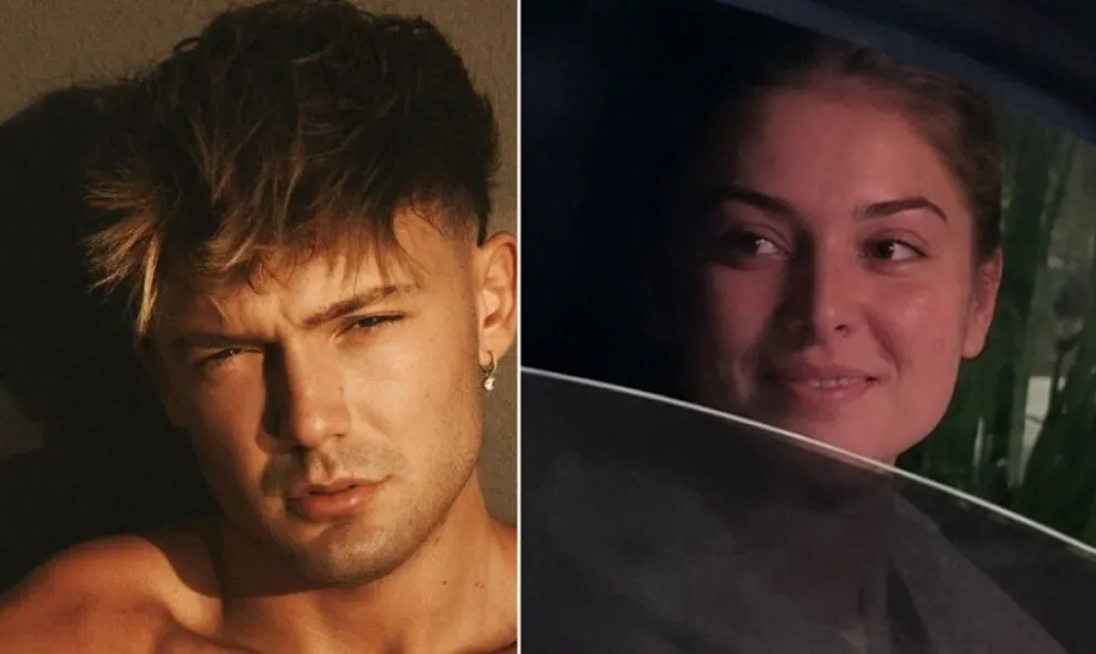 Ian Lucas fue sorprendido con una misteriosa joven