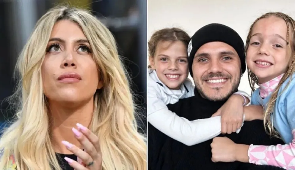 La peor pesadilla de Wanda Nara si Mauro Icardi se lleva a sus hijas