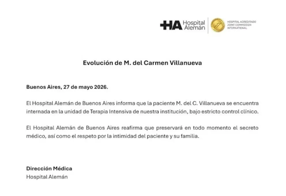 Pata Villanueva en terapia intensiva y se supo el parte m&eacute;dico