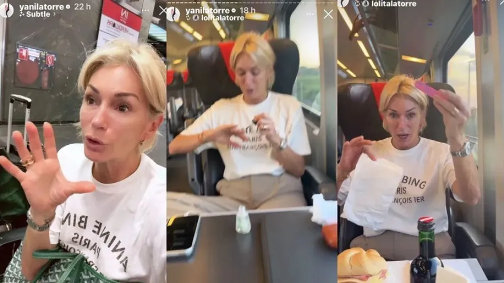 Yanina Latorre vivi&oacute; un momento angustiante en su viaje a Europa