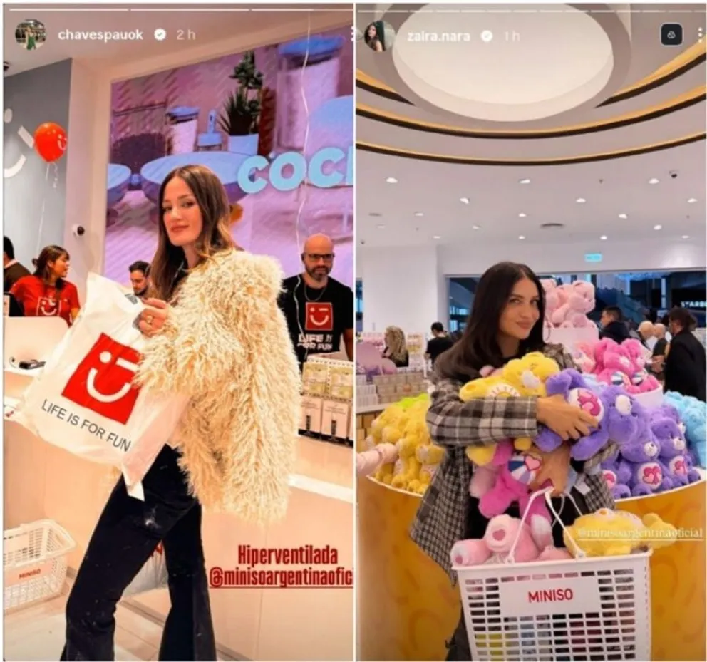 Paula Chaves y Zaira Nara se reconciliaron