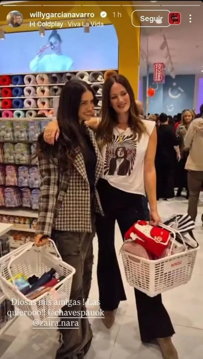 Paula Chaves y Zaira Nara se reconciliaron