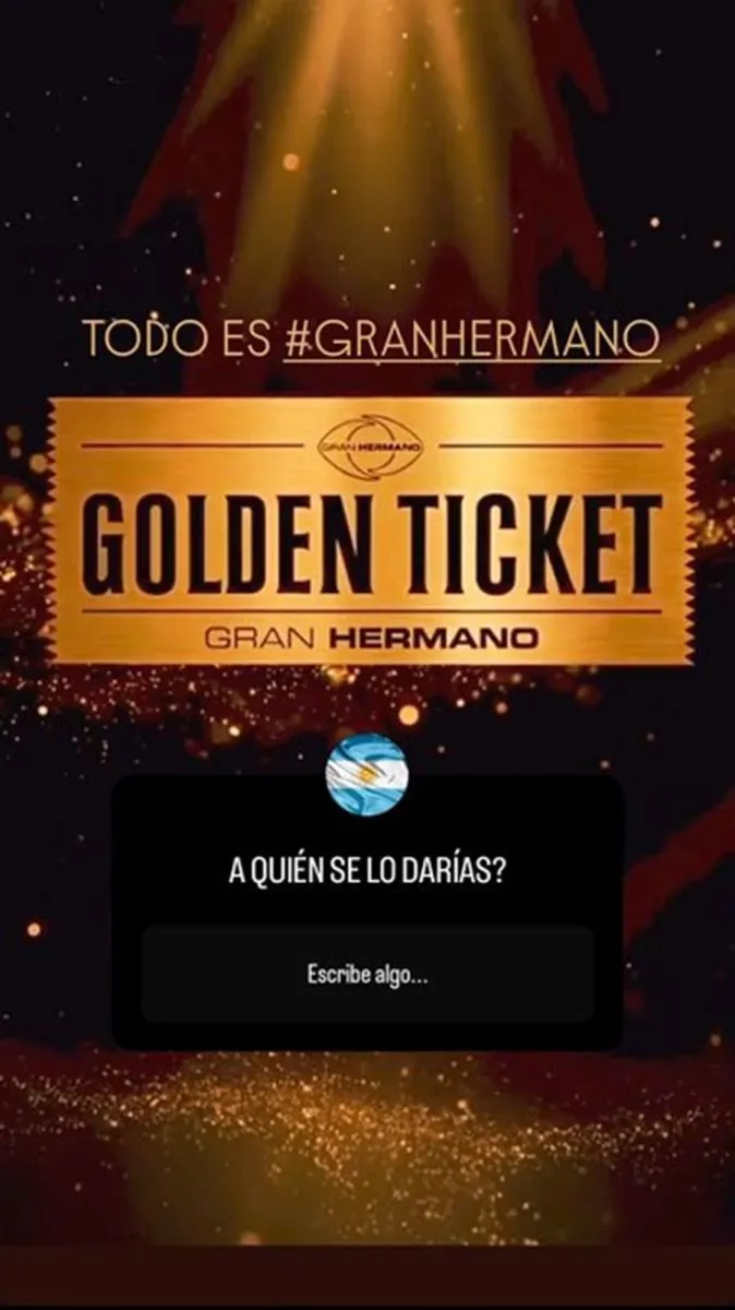 Gran Hermano anunci&oacute; un Golden Ticket