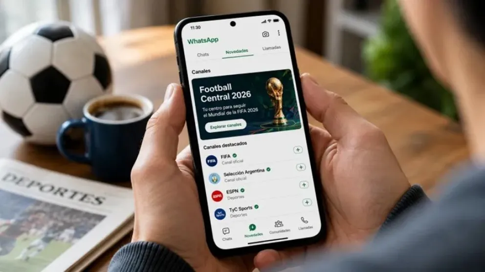La nueva funci&oacute;n de WhatsApp que te pondr&aacute; el Mundial en la mano