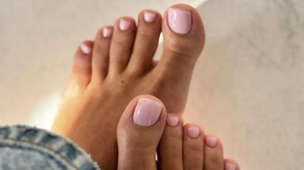 Tendencia de Nail Art de "pedicura con jab&oacute;n"