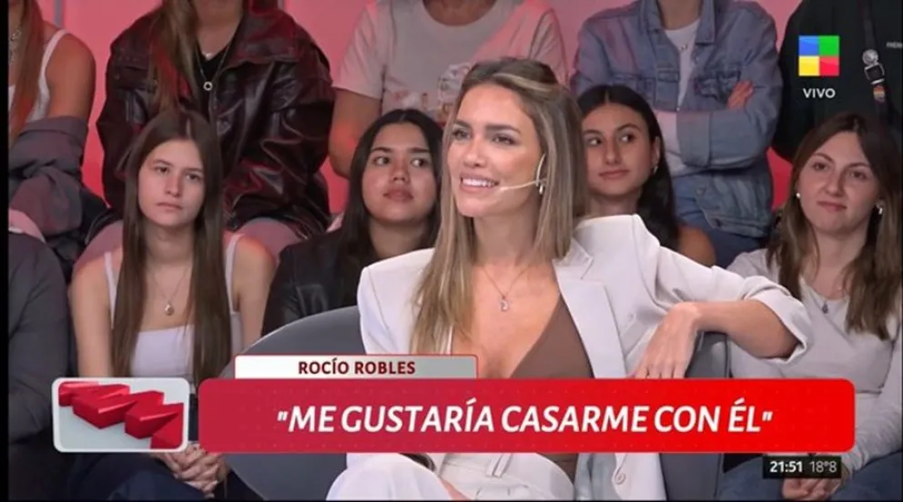 Roc&iacute;o Robles habl&oacute; de su relaci&oacute;n con Adri&aacute;n Suar