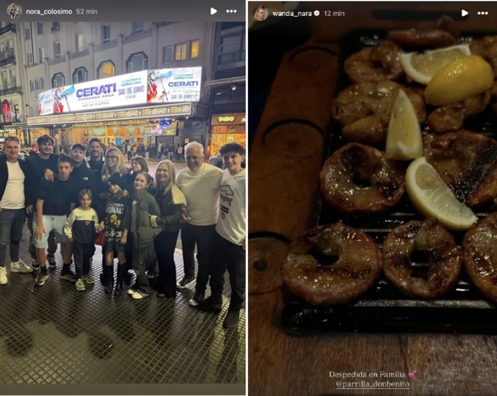 Despedida de Wanda a sus hijas antes de encontrarse con Icardi