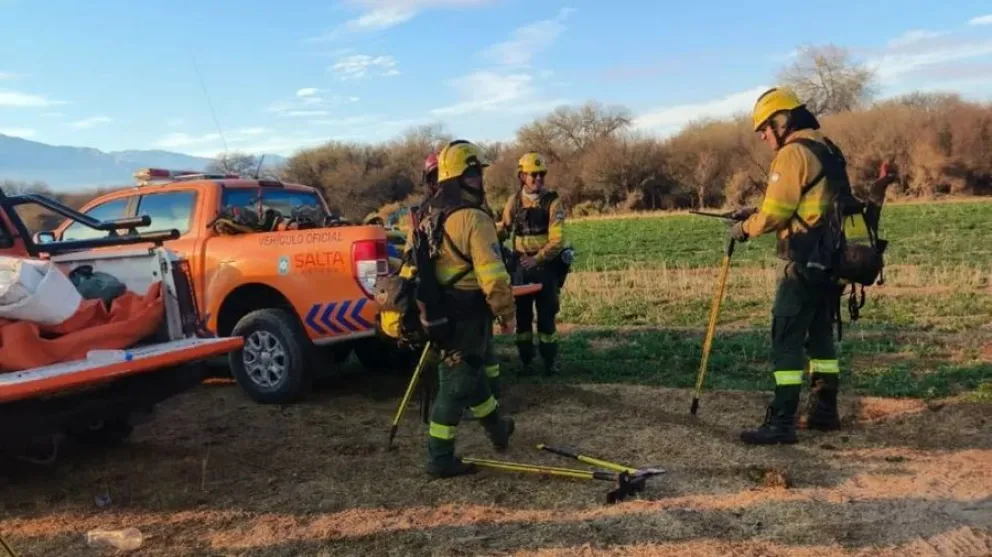 El incendio en Cafayate investigado por presunta acción intencional