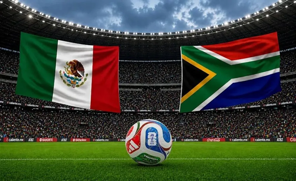 M&eacute;xico se impuso sobre Sur &Aacute;frica en el juego inaugural