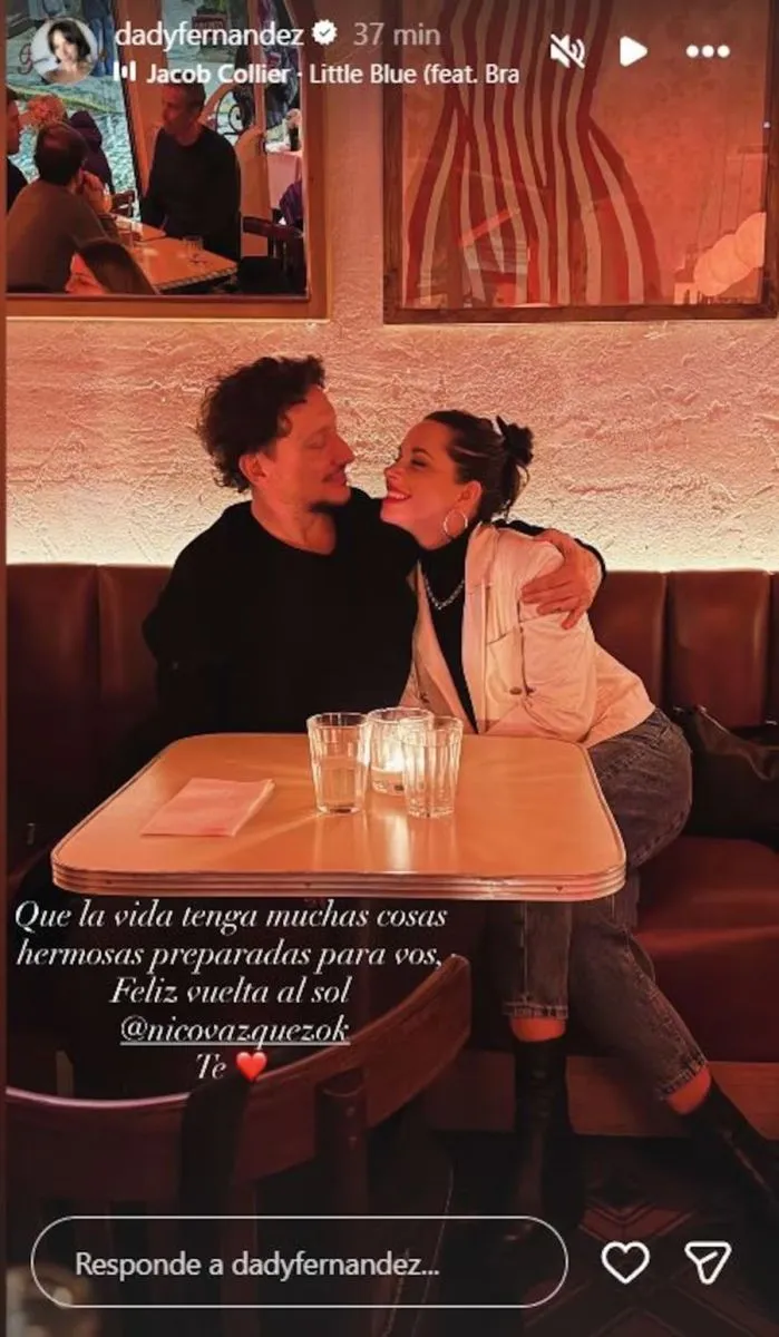 El gesto de Dai Fern&aacute;ndez a Nico Vazquez en su cumplea&ntilde;os