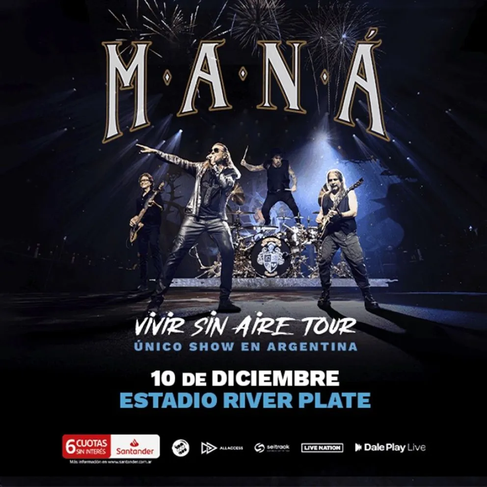 Man&aacute; regresa a Argentina y ya est&aacute;n disponibles las entradas