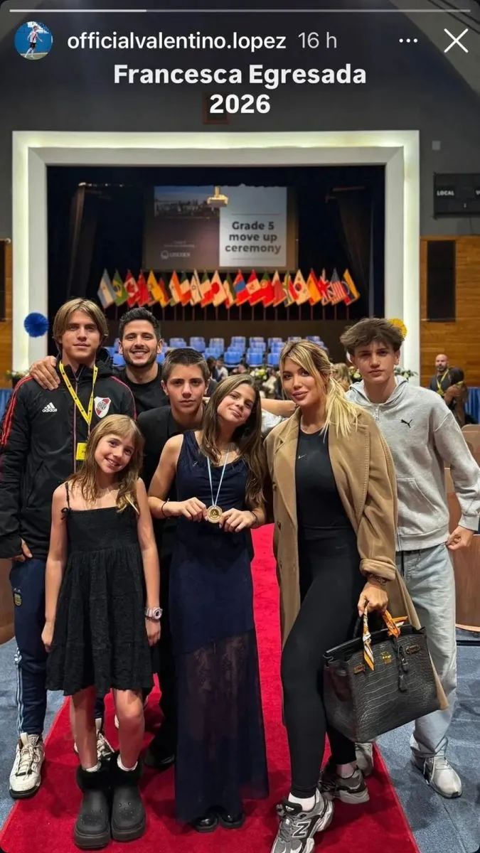 Egreso de la hija de Wanda Nara y por qu&eacute; Mauro Icardi no estuvo