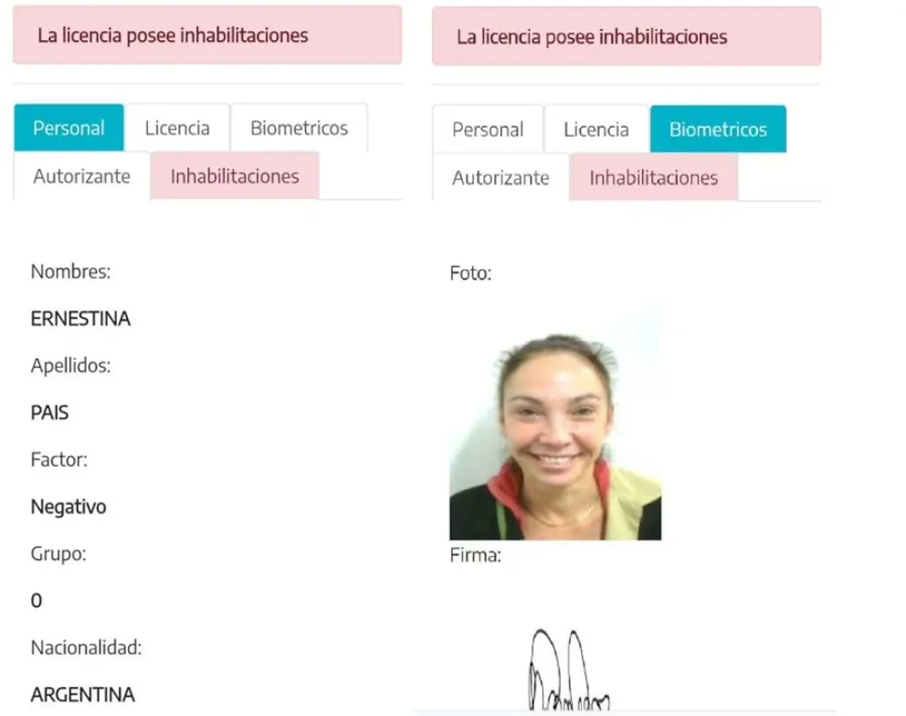 El dato clave en la investigaci&oacute;n del accidente de Ernestina Pa&iacute;s