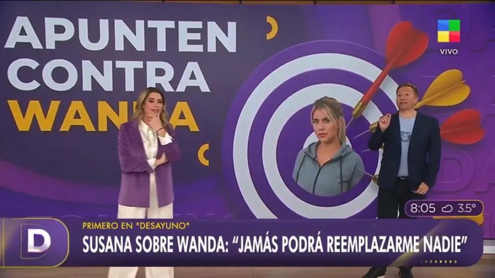 La filosa respuesta de Susana Gim&eacute;nez de que Wanda es su sucesora