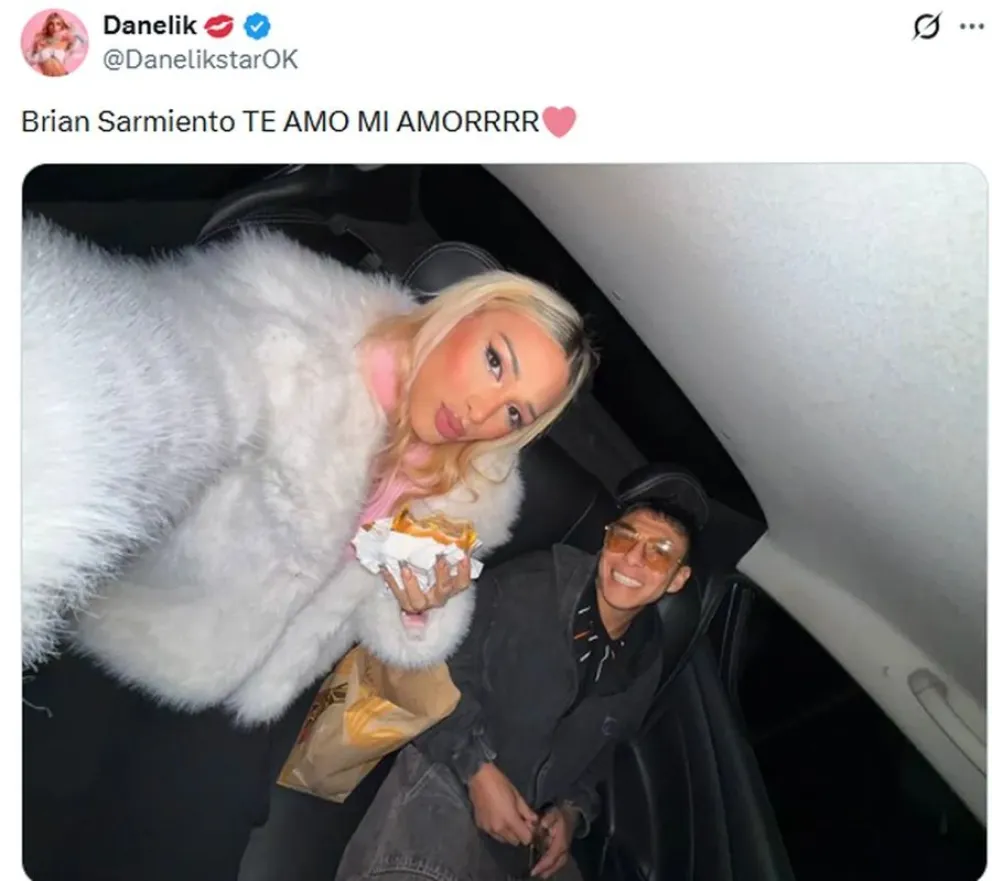 Danelik explot&oacute; contra Catalina Gorostidi tras sus dichos de Brian Sarmiento