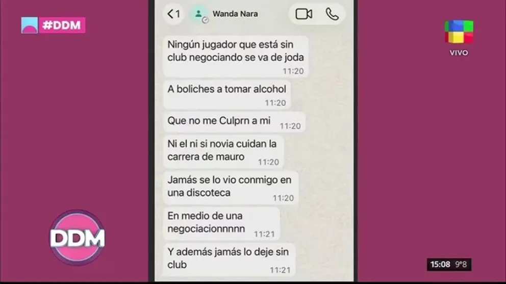 Wanda Nara acus&oacute; a la China Su&aacute;rez sobre pacto con Mauro Icardi