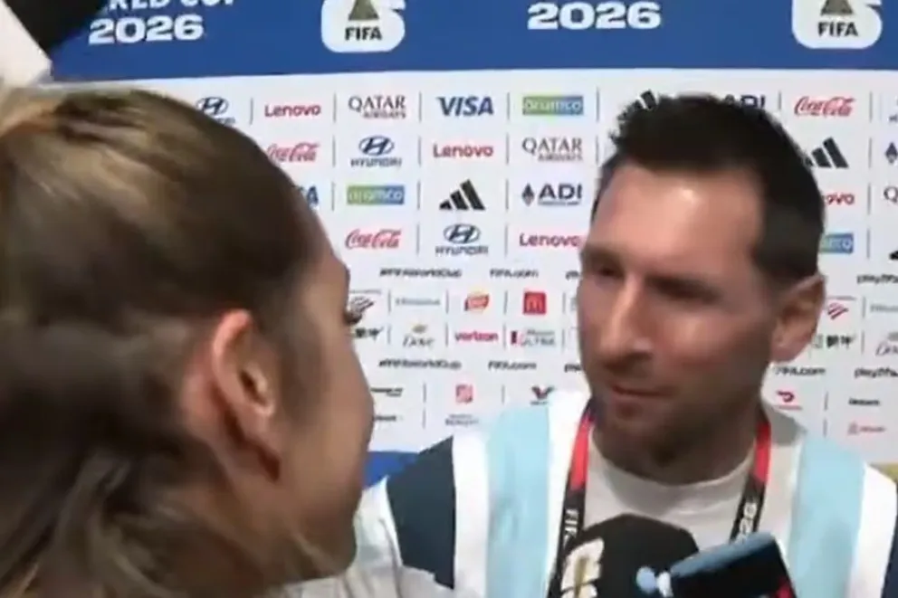 Encuentro de Sof&iacute;a Mart&iacute;nez y Lionel Messi que se volvi&oacute; viral