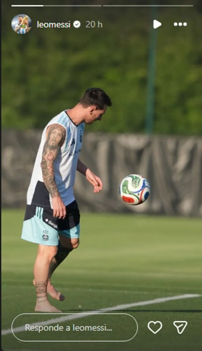 Lionel Messi mostr&oacute; c&oacute;mo viven la previa del encuentro con Suiza