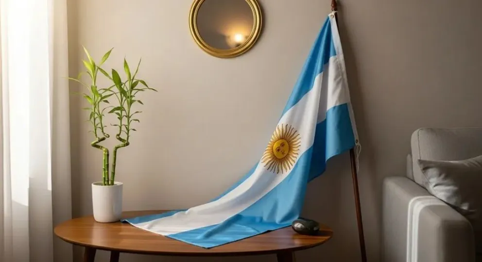La c&aacute;bala de d&oacute;nde colocar la bandera argentina en casa para alentar a la Selecci&oacute;n