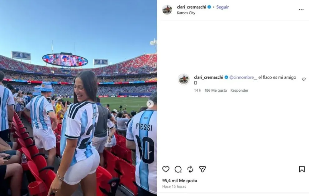 La influencer que conquist&oacute; a un jugador de la Selecci&oacute;n Argentina