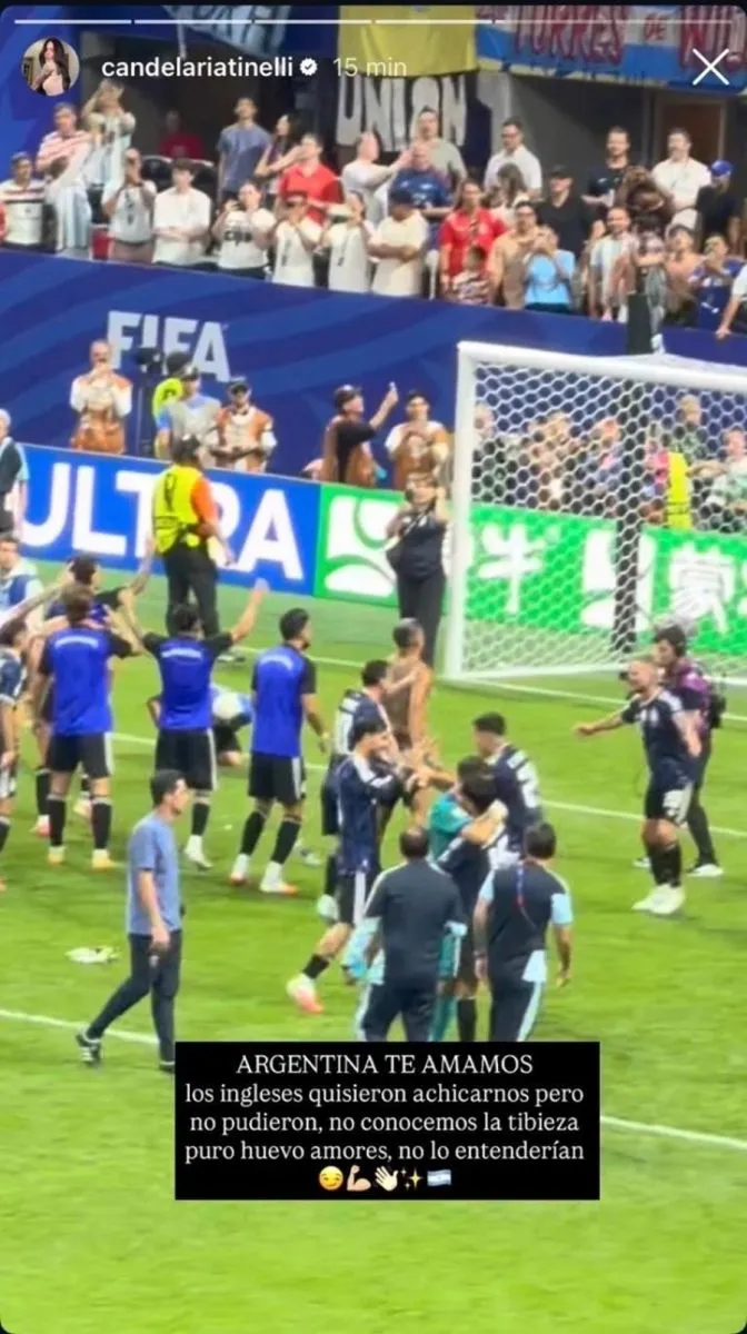 La reacci&oacute;n de los famosos al triunfo de Argentina