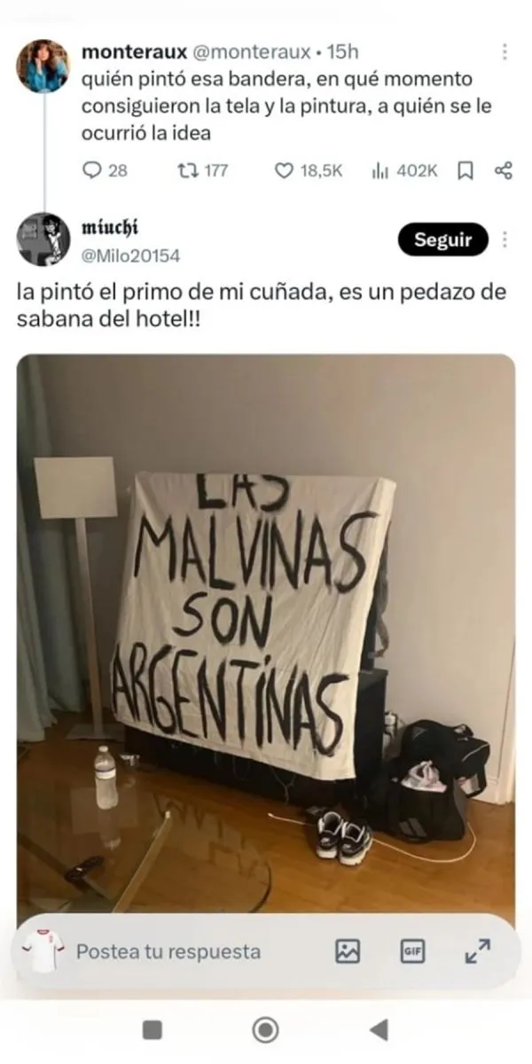 El verdadero origen de la bandera de Malvinas 