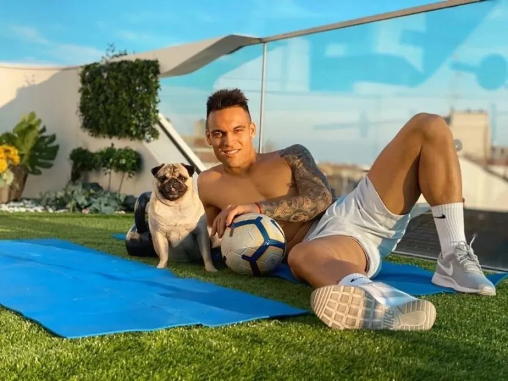 Lautaro Mart&iacute;nez mostr&oacute; su casa en Italia