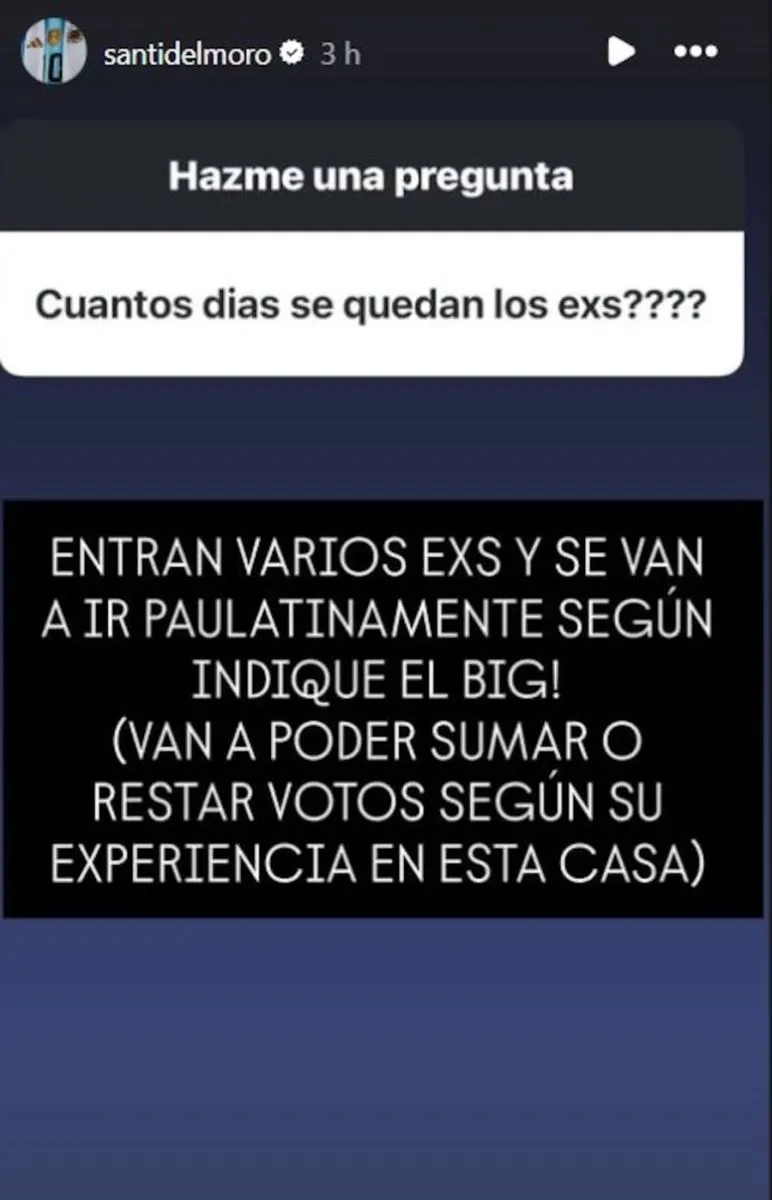 Los anuncios de Santiago del Moro de cambios en Gran Hermano